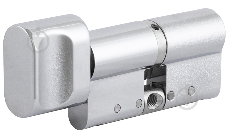 Цилиндр Abloy Din Mod KT CY323 Protec2 41x51 ключ-вороток 92 мм полированный хром - фото 1