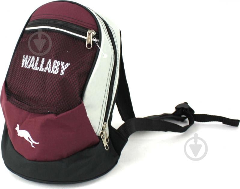 Рюкзак молодежный Wallaby 152-бордо - фото 1