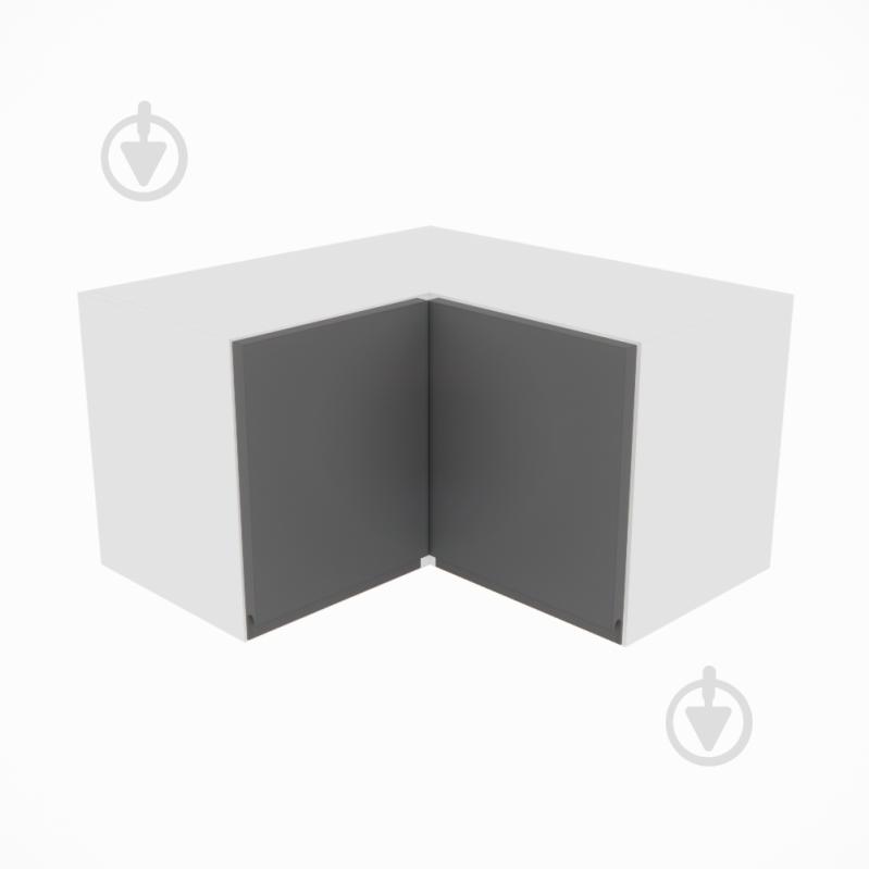 Шкаф Влада (А 60х60 прямой (320)лева) графит/белый Світ Меблів - фото 1 Шкаф Влада (А 60х60 прямой (320)лева) графит/белый Світ Меблів - фото 1