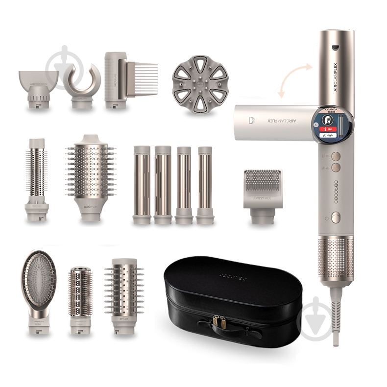 Стайлер CECOTEC AirGlam 14in1 Flex Champagne - фото 1