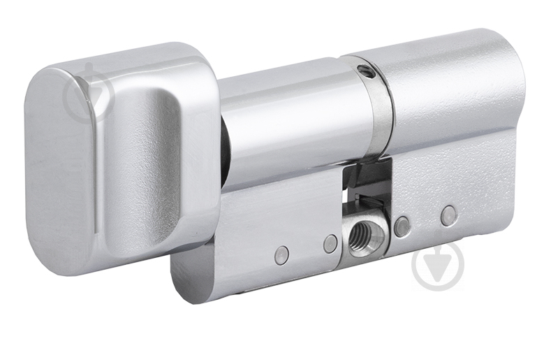 Цилиндр Abloy Din Mod KT CY323 Protec2 46x46 ключ-вороток 92 мм полированный хром - фото 1