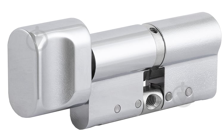 Цилиндр Abloy Din Mod KT CY323 Protec2 41x41 ключ-вороток 82 мм полированный хром - фото 1