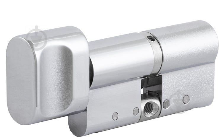 Цилиндр Abloy Din Mod KT CY323 Protec2 36x46 ключ-вороток 82 мм полированный хром - фото 1