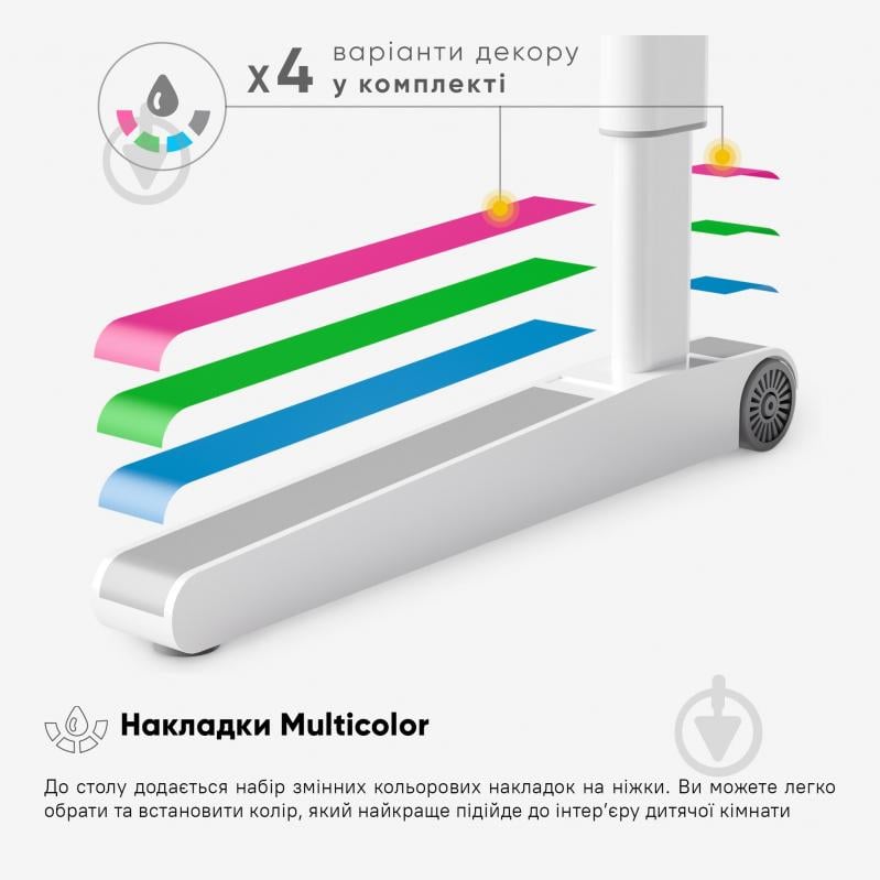 Дитячий стіл Mealux RichWood Multicolor BD-840 MG/MC - фото 8