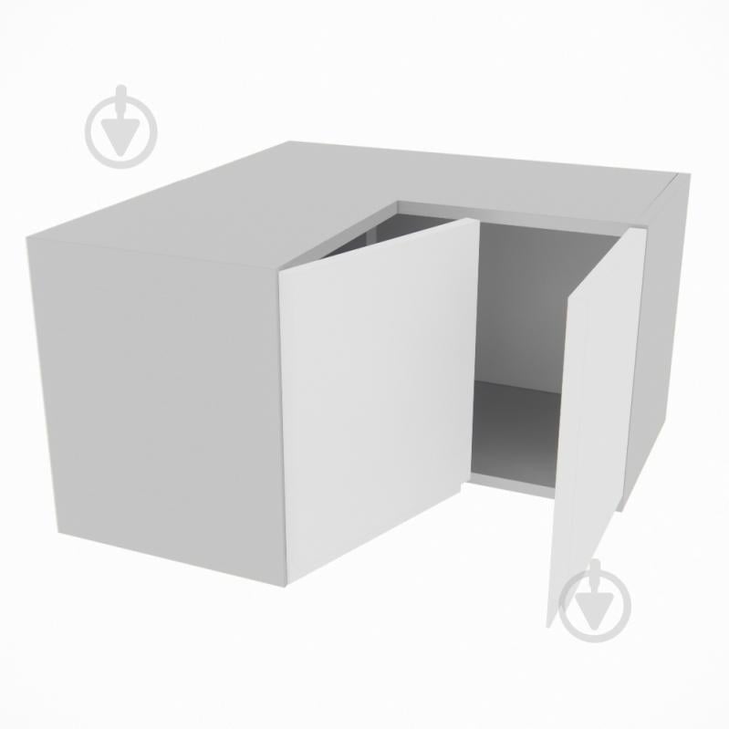 Шафа Влада (А 60х60 прямий (320)права) білий шовк/попелястий Світ Меблів - фото 2 Шафа Влада (А 60х60 прямий (320)права) білий шовк/попелястий Світ Меблів - фото 2