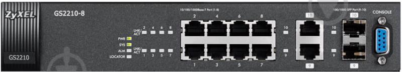 Комутатор Zyxel GS2210-8 - фото 2