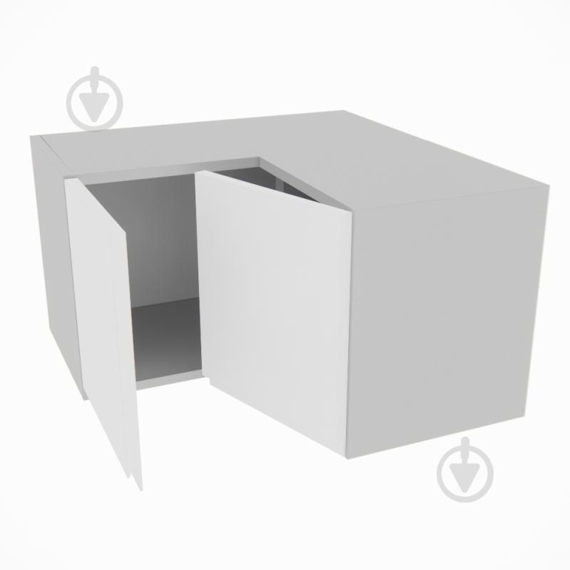 Шафа Влада (А 60х60 прямий (320)ліва) білий шовк/попелястий Світ Меблів - фото 2 Шафа Влада (А 60х60 прямий (320)ліва) білий шовк/попелястий Світ Меблів - фото 2