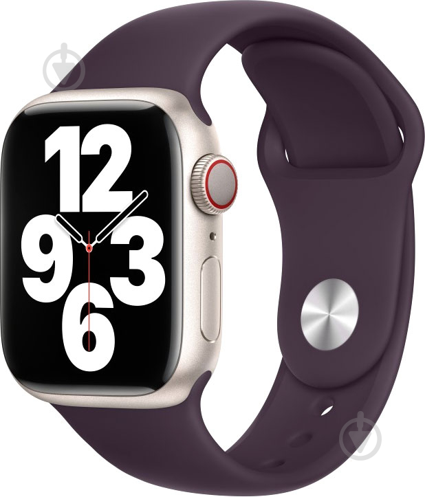 Ремінець Apple Watch 45 mm Sport Band elderberry (MP7Q3ZM/A) - фото 3