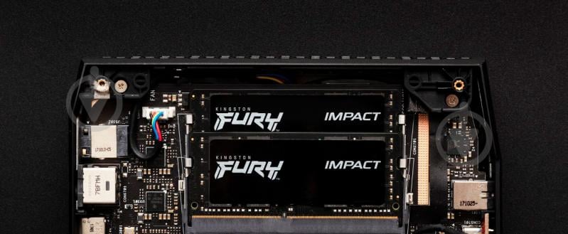 Оперативная память Kingston SODIMM DDR3 4 GB (1x4GB) 1600 MHz (KF316LS9IB/4) Fury Impact Black - фото 5