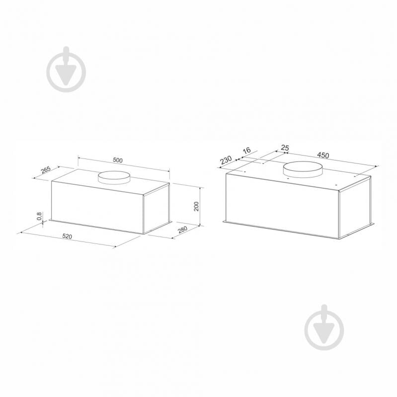 Витяжка Eleyus URBAN 700 LED 52 BL - фото 14