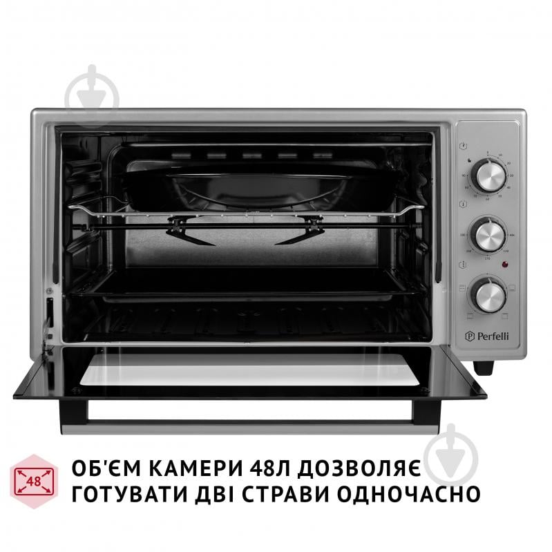 УЦЕНКА! Электрическая печь Perfelli Mirage 48 Grey (УЦ №3485) - фото 7