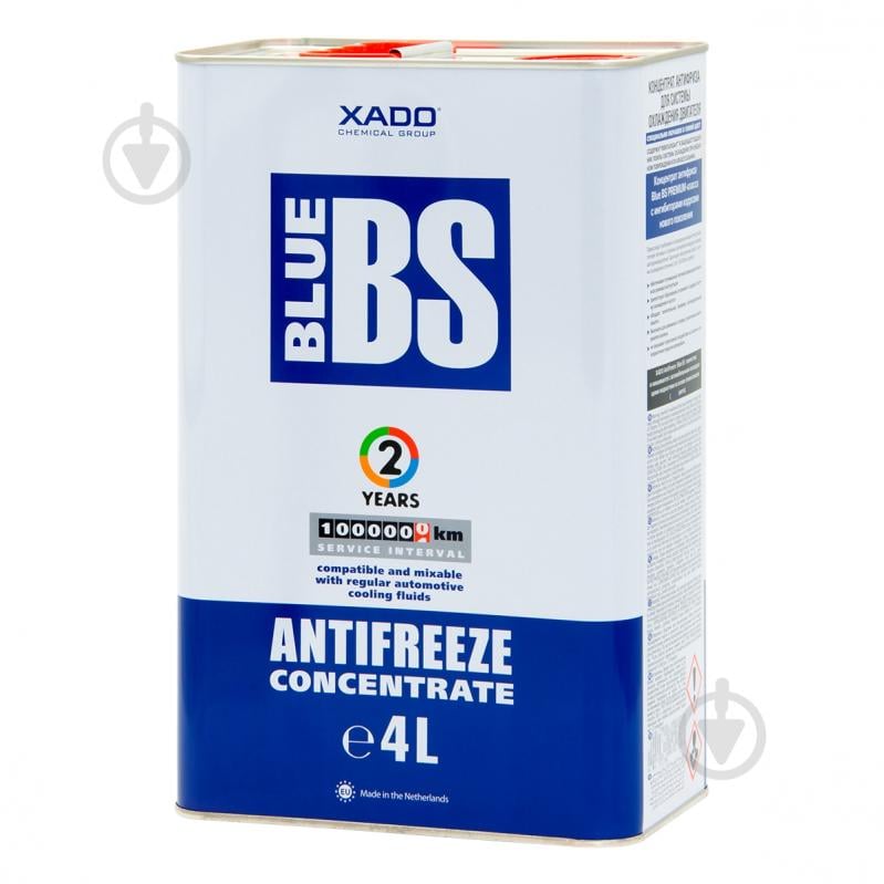 Антифриз XADO G11 від -50 до +120 концентрат 4 л синій (XA 50302_2) - фото 3 Антифриз XADO G11 від -50 до +120 концентрат 4 л синій (XA 50302_2) - фото 3