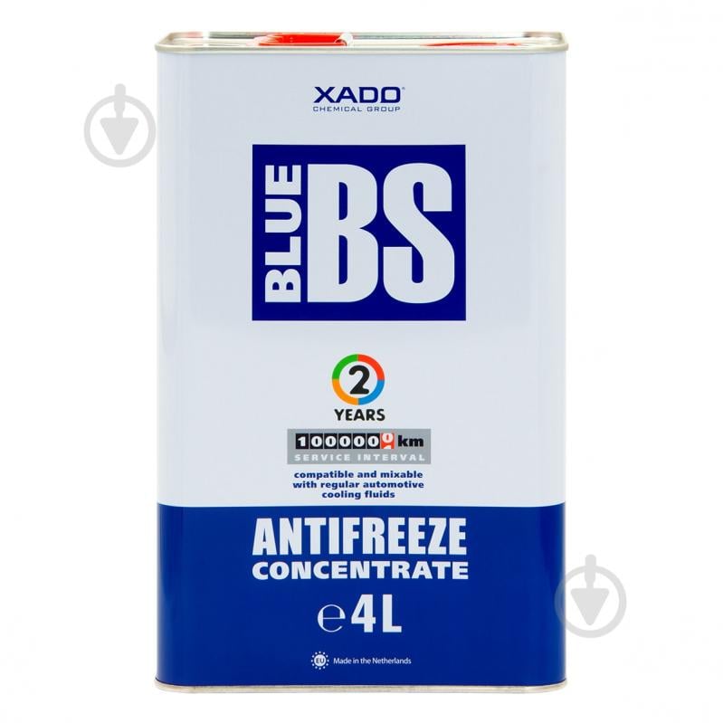 Антифриз XADO G11 від -50 до +120 концентрат 4 л синій (XA 50302_2) - фото 1 Антифриз XADO G11 від -50 до +120 концентрат 4 л синій (XA 50302_2) - фото 1