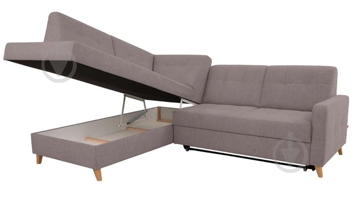 Диван угловой BRW LARS левый угол бежевый 2230x1610x830 мм - фото 3