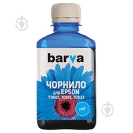 Чорнило Barva Epson T0812 (1410/P50/T50/R270/TX650) 180 г (E081-138) cyan - фото 1