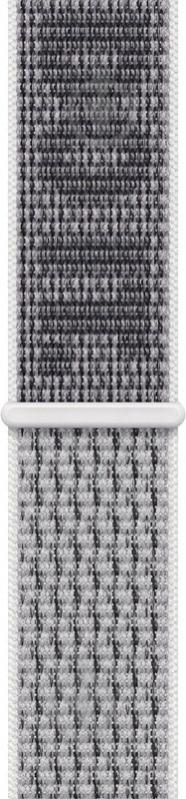 Ремінець Apple Watch 45 mm Nike Sport Loop summit white/black (MPJ03ZM/A) - фото 1