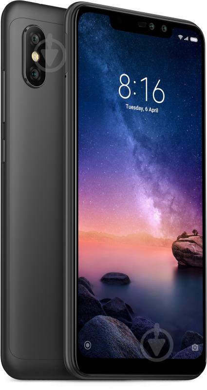 Смартфон Xiaomi Redmi Note 6 Pro 4/64GB black (403582) - фото 4 Смартфон Xiaomi Redmi Note 6 Pro 4/64GB black (403582) - фото 4