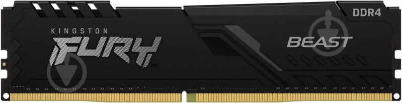 Оперативна пам'ять Kingston DDR4 SDRAM 16 GB (1x16GB) 3200 MHz (KF432C16BB/16) Fury Beast Black - фото 1