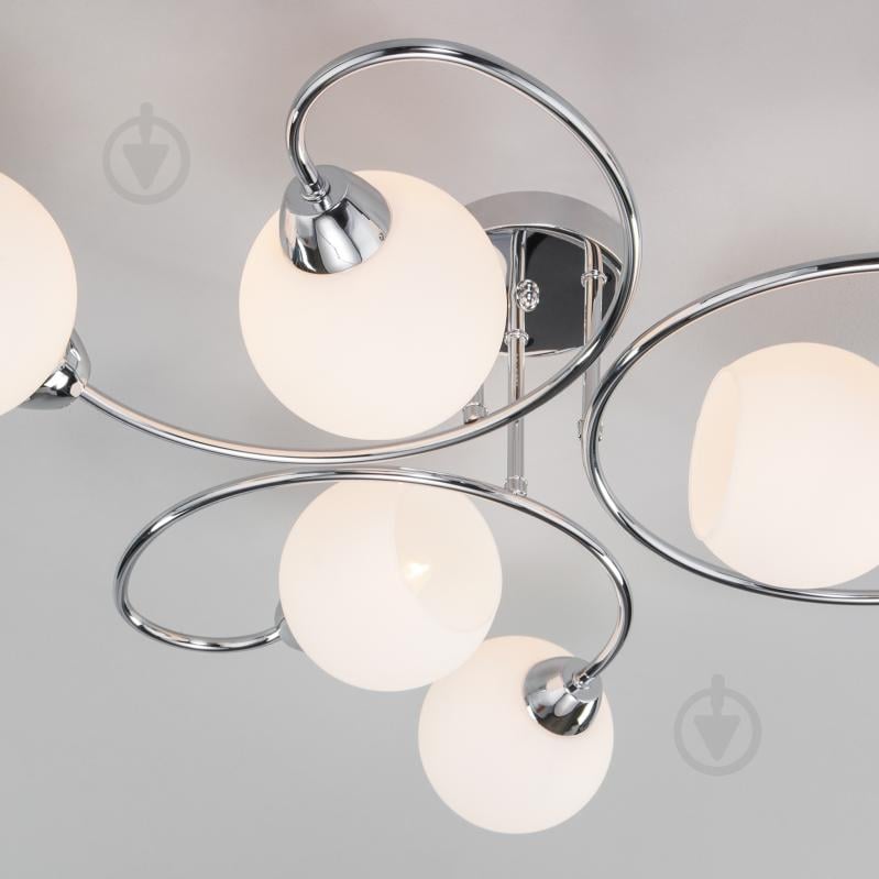 ВИТРИНА! Люстра потолочная Strotskis Tulia 6x40 Вт E27 хром 30136/6 - фото 2