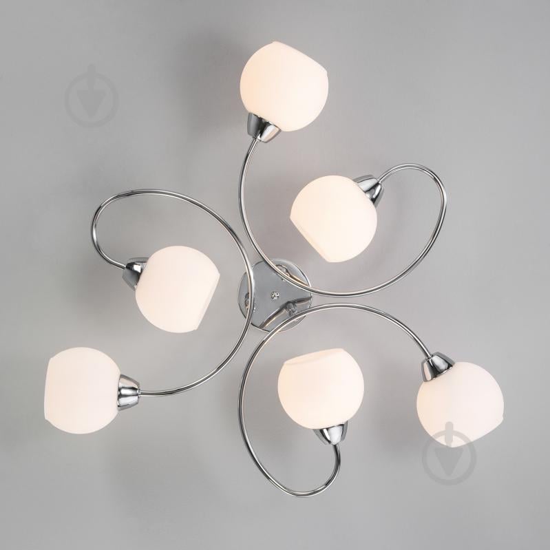 ВИТРИНА! Люстра потолочная Strotskis Tulia 6x40 Вт E27 хром 30136/6 - фото 3