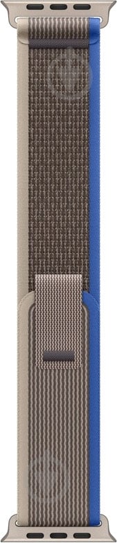 Ремешок Apple Watch 49 mm Trail Loop - M/L blue/gray (MQEK3ZM/A) - фото 1