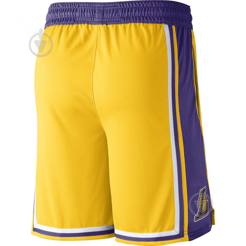 Шорти Nike LAL M NK SWGMN SHORT ROAD AJ5617-728 р. 2XL жовтий - фото 2