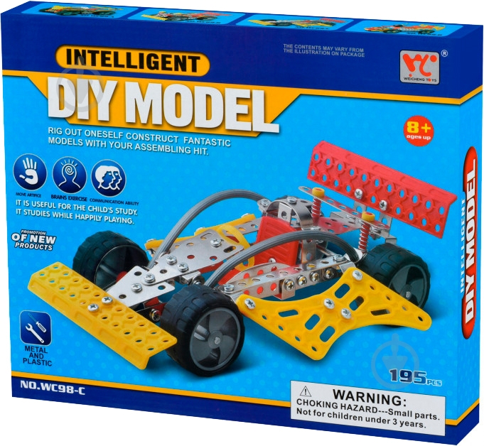 Конструктор Same Toy Inteligent DIY Model 195 элементов WC98CUt - фото 1 Конструктор Same Toy Inteligent DIY Model 195 элементов WC98CUt - фото 1