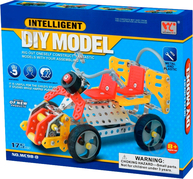 Конструктор Same Toy Inteligent DIY Model 175 элементов WC98DUt - фото 1 Конструктор Same Toy Inteligent DIY Model 175 элементов WC98DUt - фото 1