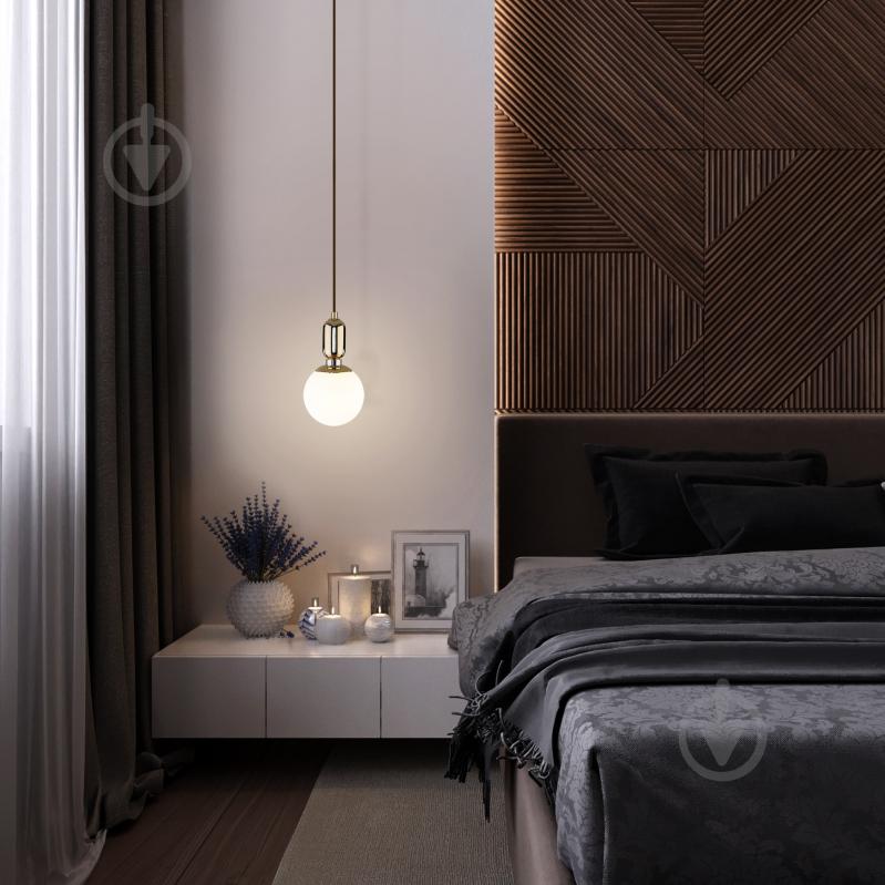 ВИТРИНА! Подвес Strotskis Bubble 50151/1 1x60 Вт E27 золото - фото 2