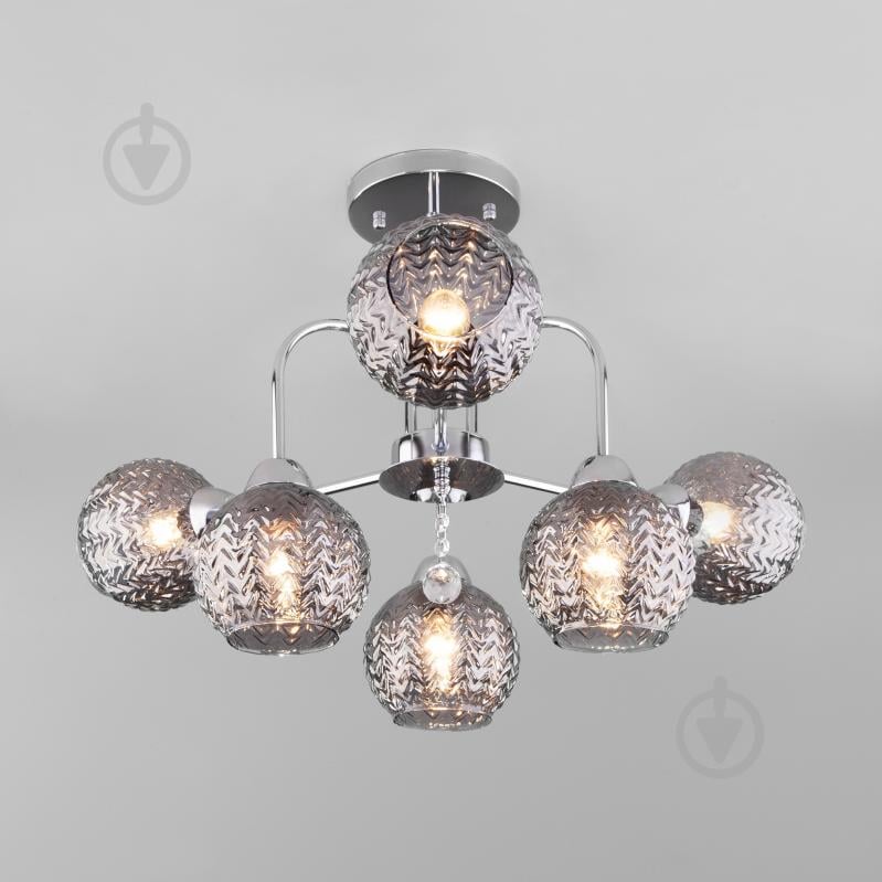 ВИТРИНА! Люстра потолочная Strotskis Ottawa 6x40 Вт E27 хром 30175/6 - фото 2