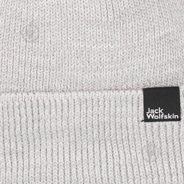 Шапка Jack Wolfskin ESSENTIAL BEANIE 1910881_6110 р.one size серый - фото 3