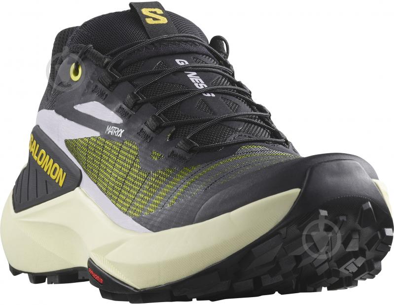 Кроссовки жіночі демісезонні Salomon GENESIS W L47443700 р.39 1/3 черно-зеленые - фото 3