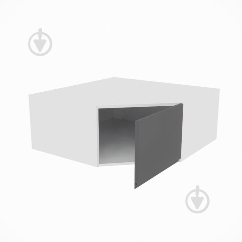 Шафа Влада (А 90х90 права) графіт/білий Світ Меблів - фото 2 Шафа Влада (А 90х90 права) графіт/білий Світ Меблів - фото 2