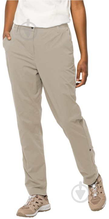 Штани Jack Wolfskin DESERT ROLL UP PANTS W 1505282_5154 р. 44 бежевий - фото 1