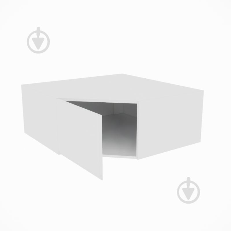 Шкаф Влада (А 90х90 левая) белый шелк/белый Світ Меблів - фото 2