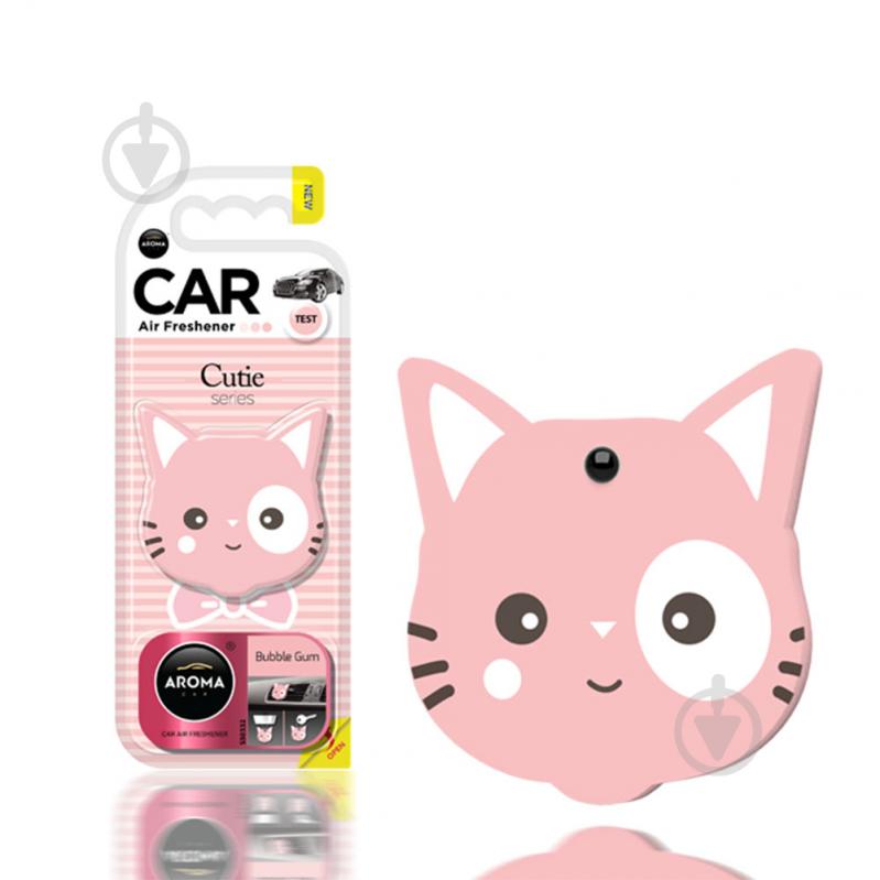 Ароматизатор на дефлектор Aroma Car ART CATS - CUTIE 831976 Bubble Gum - фото 1