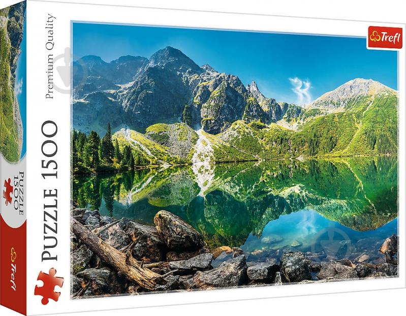 ᐉ Пазл Trefl 1500 Озеро Морское Глаз Татры Польша 26167 • Купить в ...