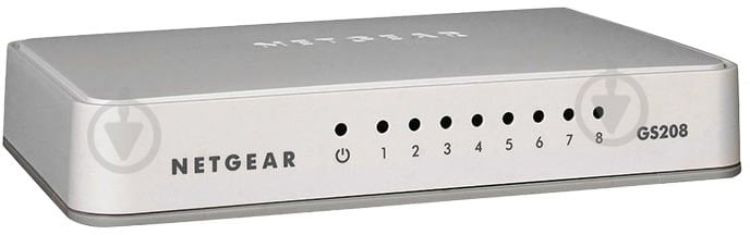 Комутатор NETGEAR GS208 8xGE - фото 2