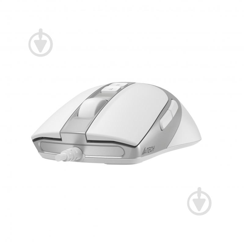 Мышь A4Tech USB, 3200 dpi, Double Click white (FM50 Plus (White)) - фото 7