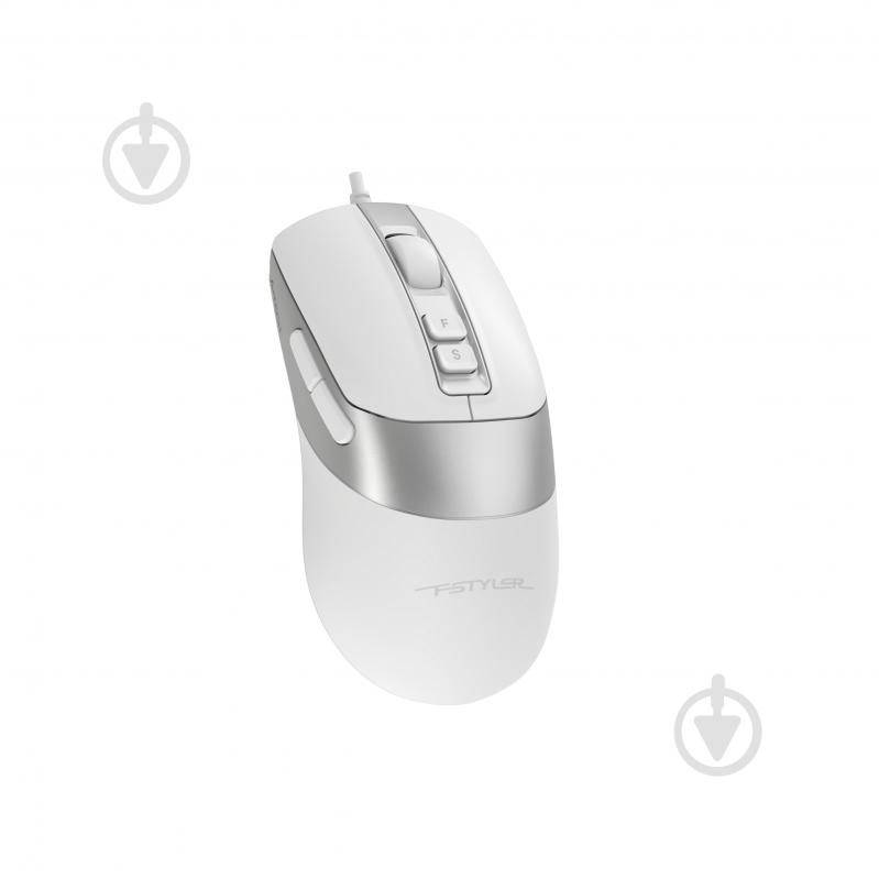 Мышь A4Tech USB, 3200 dpi, Double Click white (FM50 Plus (White)) - фото 9