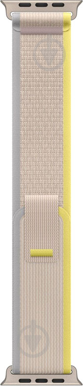 Ремешок Apple Watch 49 mm Trail Loop - S/M yellow/beige (MQEG3ZM/A) - фото 1