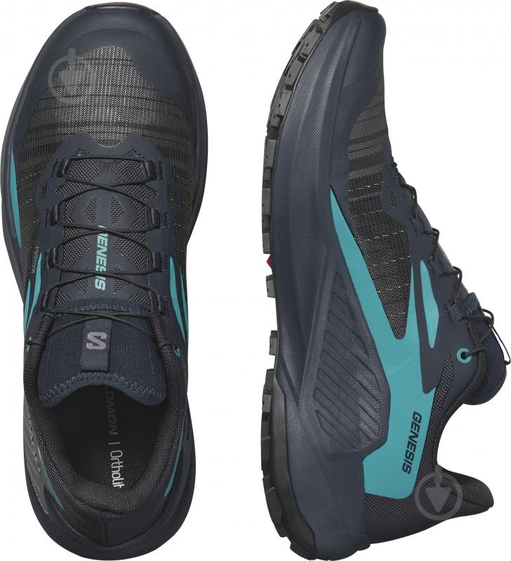 Кроссовки чоловічі демісезонні Salomon GENESIS L47443000 р.45 1/3 черные - фото 5