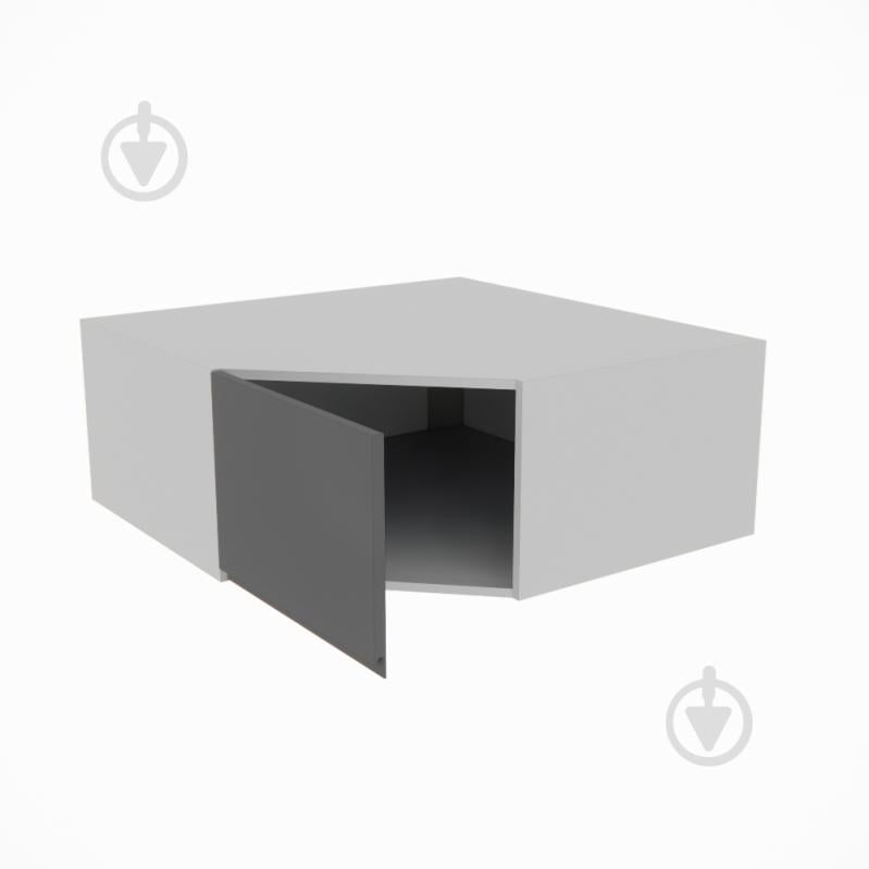 Шафа Влада (А 90х90 ліва) графіт/попелястий Світ Меблів - фото 2 Шафа Влада (А 90х90 ліва) графіт/попелястий Світ Меблів - фото 2