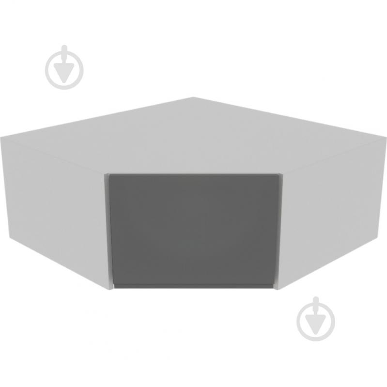 Шафа Влада (А 90х90 ліва) графіт/попелястий Світ Меблів - фото 1 Шафа Влада (А 90х90 ліва) графіт/попелястий Світ Меблів - фото 1