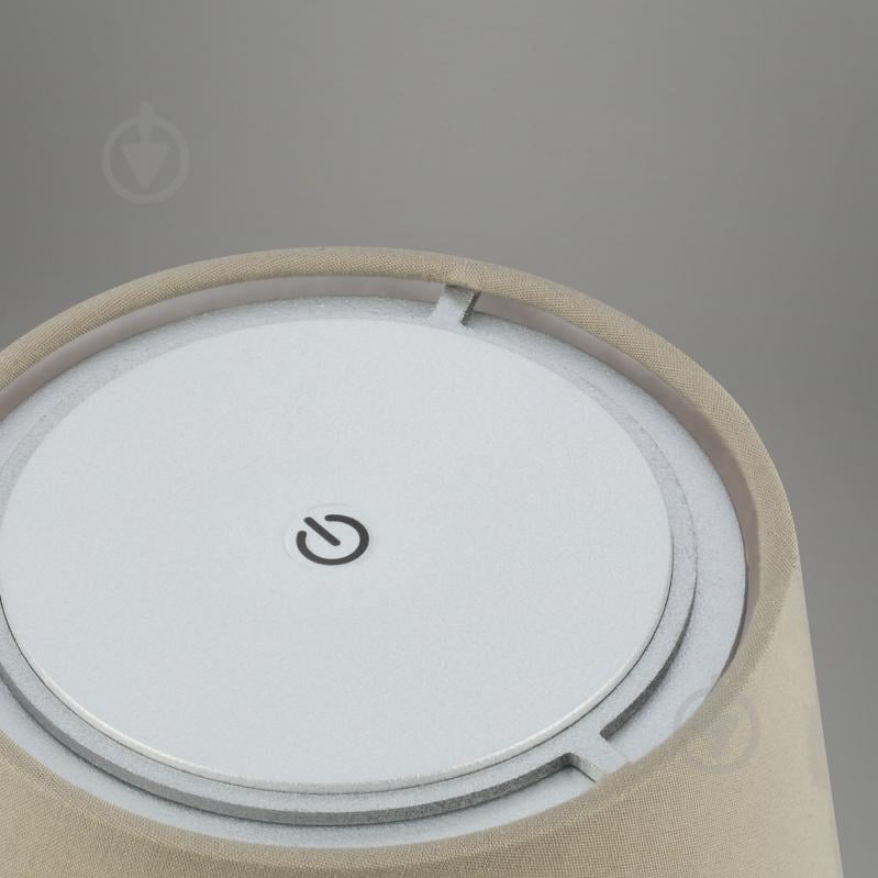 ВИТРИНА! Настольная лампа декоративная Briloner Compa 7447 1x3 Вт серый с коричневым - фото 2