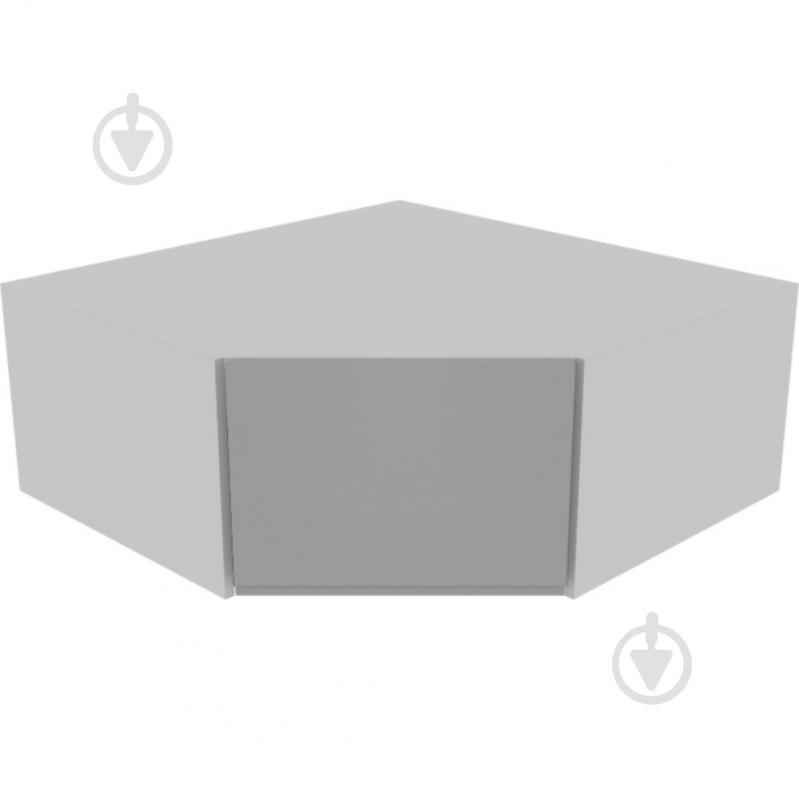 Шафа Влада (А 90х90 ліва) сірий оксамит/попелястий Світ Меблів - фото 1 Шафа Влада (А 90х90 ліва) сірий оксамит/попелястий Світ Меблів - фото 1