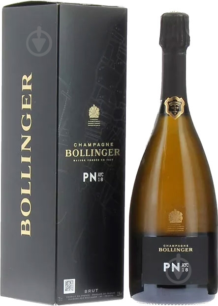 Шампанское брют белое PN AYC 2018 Champagne Bollinger подарочная коробка 0,75 л - фото 1 Шампанское брют белое PN AYC 2018 Champagne Bollinger подарочная коробка 0,75 л - фото 1