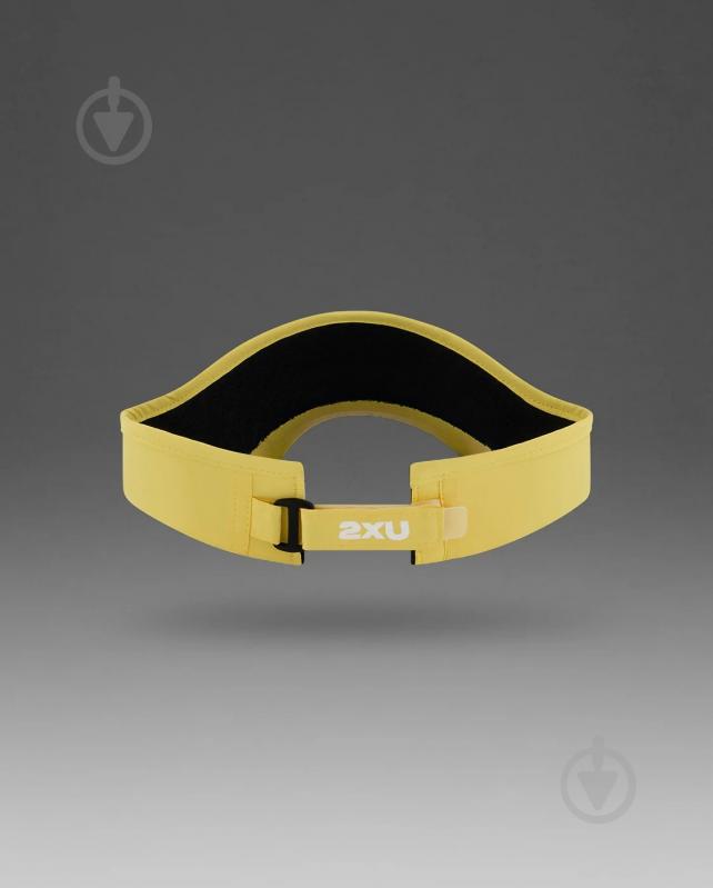 Кепка 2XU Run Visor UQ5686f_PXL/WHT os жовтий - фото 3