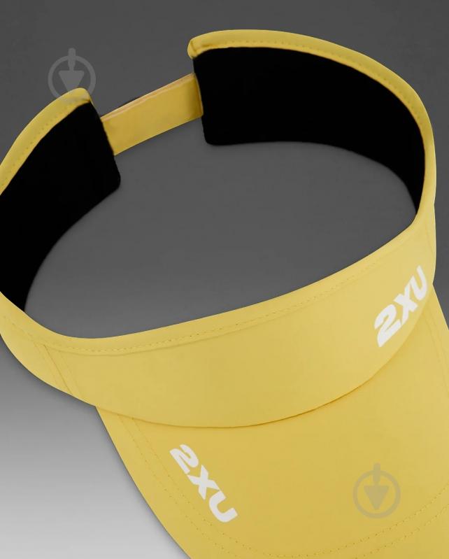 Кепка 2XU Run Visor UQ5686f_PXL/WHT os жовтий - фото 4