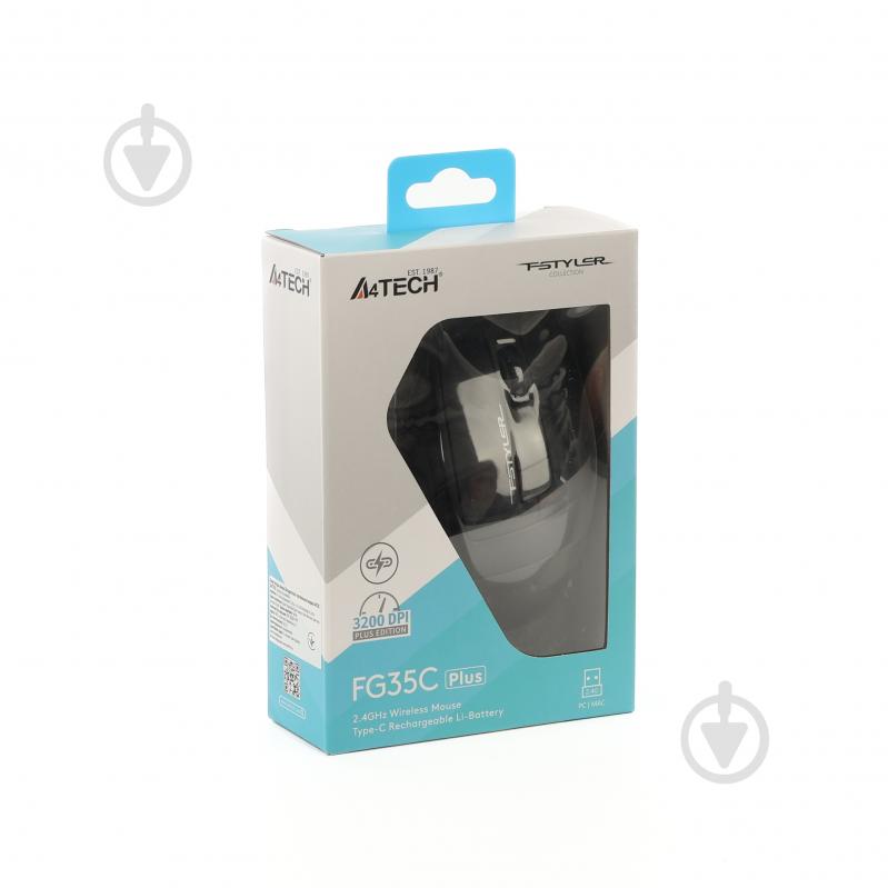 Мишка бездротова A4Tech 3200 dpi grey (FG35C Plus (Grey)) - фото 12